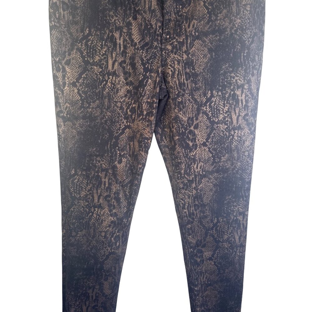 2/$30 Express Skinny Mid Rise Snake Print Pants 8R Stretchy NWT - Picture 7 of 15